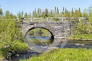 Stone arch bridge Jamtland