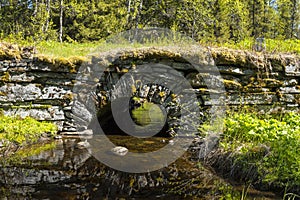 Stone arch bridge Jamtland