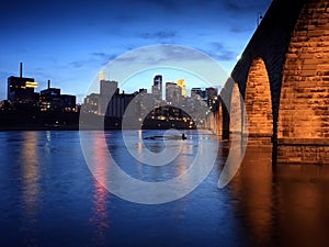 Stone Arch bridge in Minneapolis