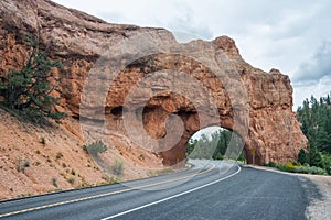 Stone Arch at Capitol Reef National Park Utah USA