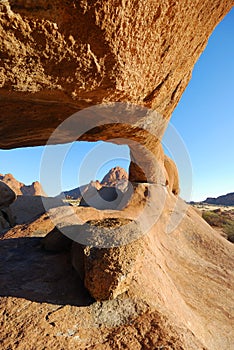 Stone arch close to spitzkoppe