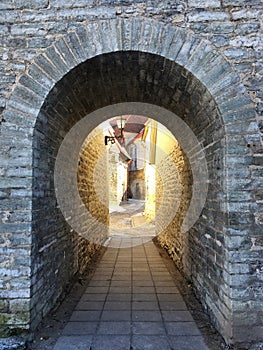 Stone arch in Tallin