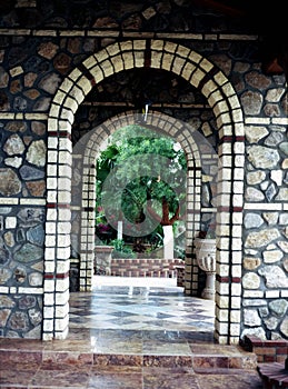 Stone Arched Passageway