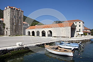 Stone architecture in settlement Ston