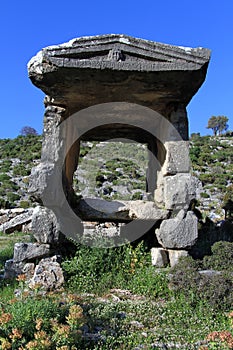 Stone arcophagus