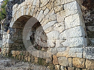 Stone arrangement in ancient times