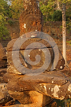Stone Asura demon photo