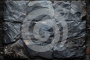 Stone backdrop Textured blackboard or stone background with copy space