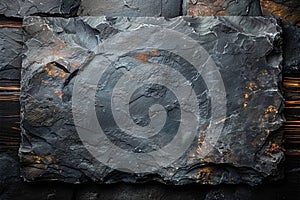 Stone backdrop Textured blackboard or stone background with copy space