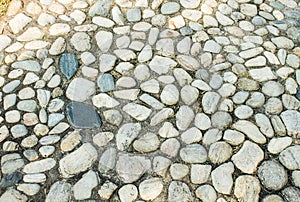 Stone background, pebble stones