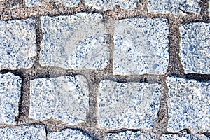 Stone background square bricks granite