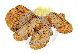 Stone Baked Rye Bread Sourdough Bloomer Loaf photo