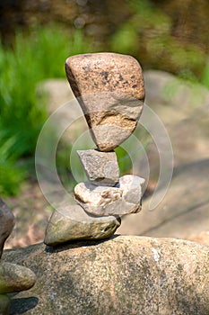 Stone balancing