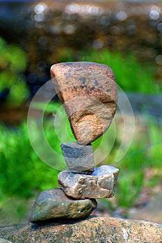 Stone balancing