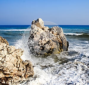 Stone on the beach