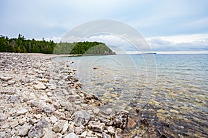 Stone Beach, Halfway Log Dump, Bruce Peninsula National Park photo