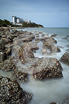 Stone beach in Pattaya