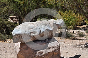 Stone Bell or Piedra Campana at Pucara de Tilcara photo