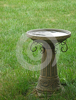 Stone Birdbath