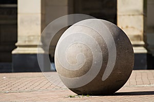 Stone in Birmingham City hall