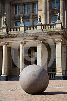 Stone in Birmingham City hall