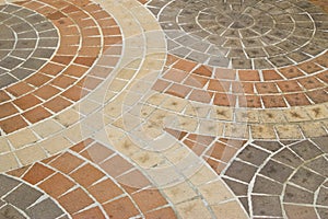 Stone block paving