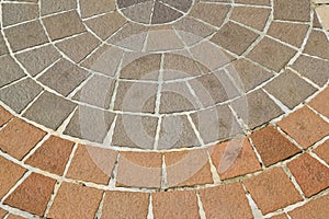 Stone block paving