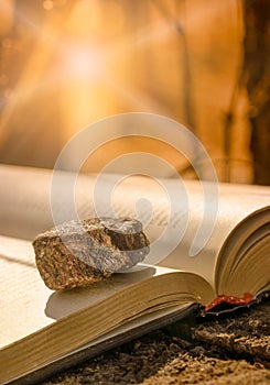 Stone on a Book