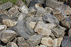 Stone boulders background photo