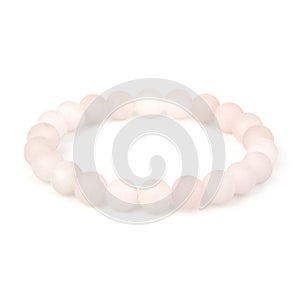 Stone bracelet isolated on white