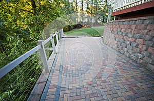 Stone Brick Patio, Mason Pavers