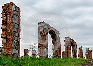 The stone and brick ruins are an unofficial tourist attraction reminiscent of the famous Stonehenge in Britain. It is located in