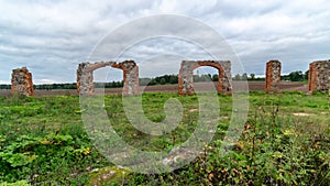The stone and brick ruins are an unofficial tourist attraction reminiscent of the famous Stonehenge in Britain. It is located in