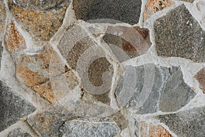 Stone brick wall background Modern stone texture