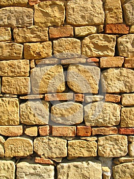 Stone and bricks background