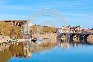 Stone Bridge across Garonne, Toulouse