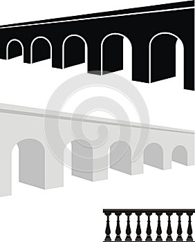 Stone bridge and balustrade