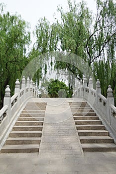 Stone bridge in Beijing Yuanmingyuan