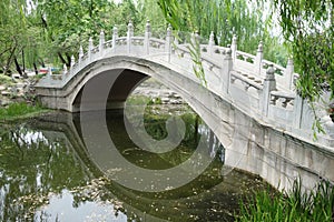 Stone bridge in Beijing Yuanmingyuan