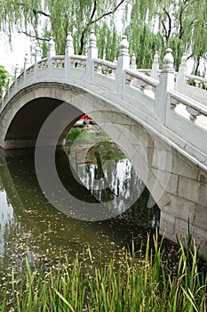 Stone bridge in Beijing Yuanmingyuan