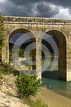 Stone bridge in Greece.