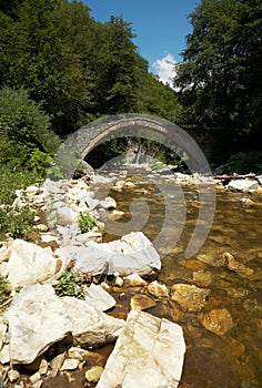 Stone bridge near Yagodina cave, Bulgaria