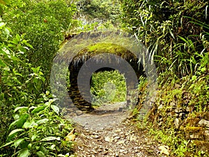 Stone Bridge on the pathway to Gocta