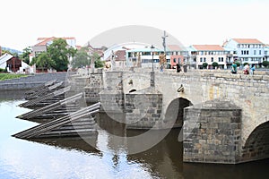 Stone Bridge in Pisek