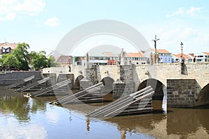 Stone Bridge in Pisek