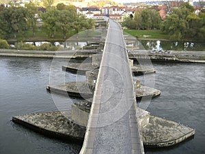 The Stone Bridge in Regensburg photo