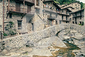 Stone bridge and rustic houses: A glimpse of Beget