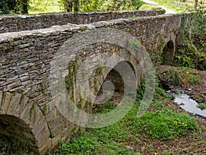 Stone bridge - Sarria photo