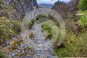 The stone bridge at the village of Kipoi, in central Zagori, Epirus region, northwestern Greece