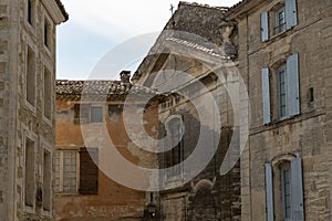 Stone buildings, Gordes, France